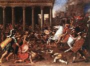 POUSSIN, Nicolas The Destruction of the Temple at Jerusalem afg USA oil painting artist